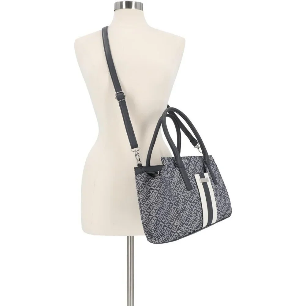 Women's Indigo Sandy Jr Top Handel Satchel with Removable Crossbody Strap